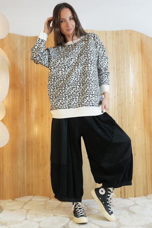 Leopard Knit Mono